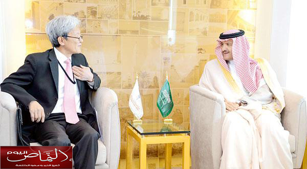 سلطان بن سلمان يبحث تعزيز التعاون مع اليابان وجيبوتي وجامبيا