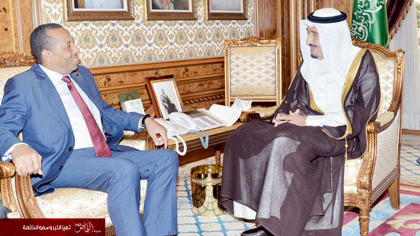 ولي العهد يستعرض مع وزير الدفاع الليبي الأمور المشتركة
