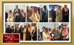 فريد الشهري .. يفتتح معرض القنصلية الايرانية لخط القرآن الكريم