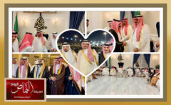 الأمير ناصر آل سعود .. يشرف حفل زواج علي الأحمري