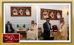 فريد الشهري .. يستقبل القنصل البنغلاديشي الجديد بجدة