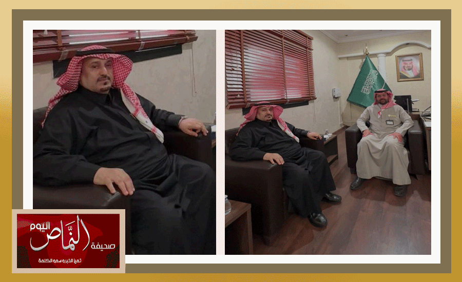 محافظ تنومة .. يستقبل الإعلامي حسن الشهري بمناسبة تعيينه ” ممثلاً لهيئة الصحفيين بالمحافظة “