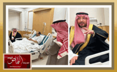 الأمير عبدالاله آل سعود .. يزور محمد الشهري “سفير الإعاقة الحركية بالمملكة”