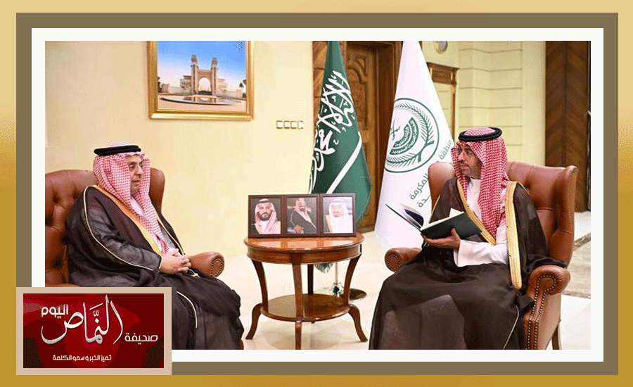 الأمير سعود بن عبدالله .. يستقبل فريد الشهري “مدير عام فرع وزارة الخارجية بمنطقة مكة المكرمة”
