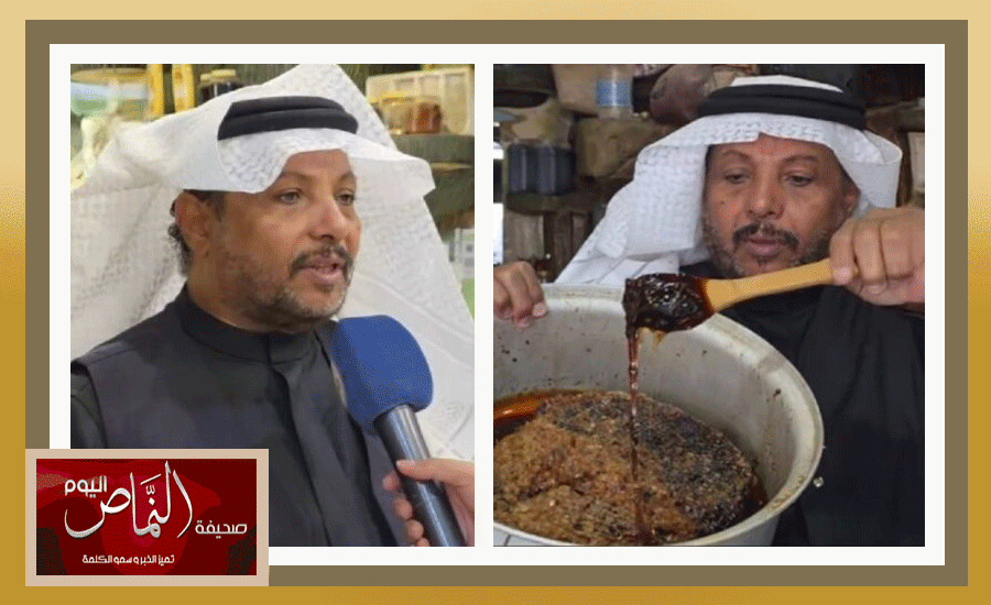 محمد الشهري .. يحتفظ بإنتاجه من العسل منذ 38 عاماً