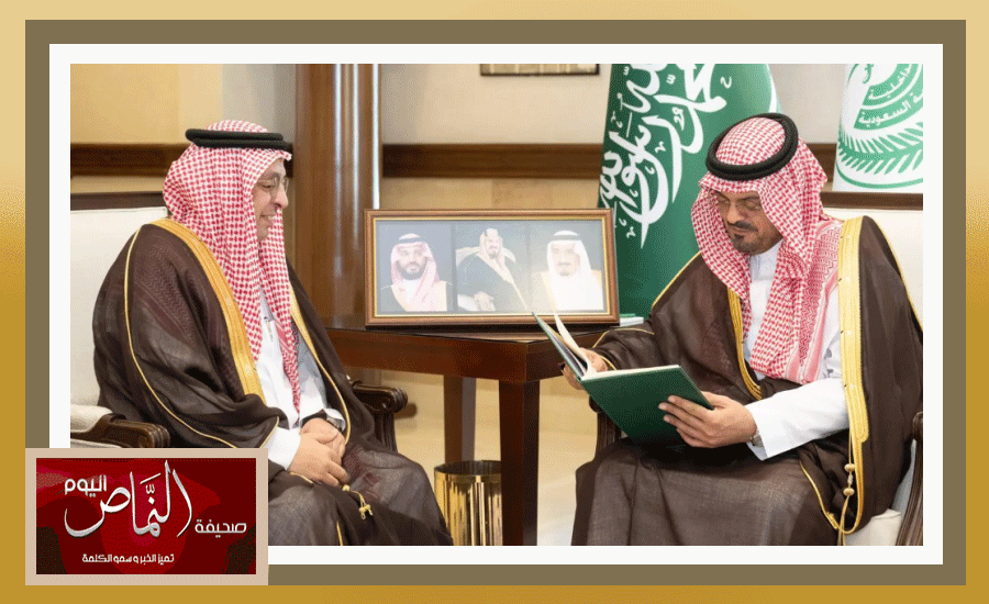 الأمير سعود بن مشعل .. يستقبل فريد الشهري “بمكتبه بديوان الامارة”