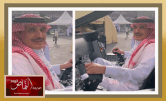 الإعلامي أحمد الشهري .. يصدح من قمرة القيادة لطائرة الـ (إف-35)