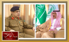 محافظ القريات .. يستقبل العميد صالح العمري “مدير الدفاع المدني بالمحافظة”