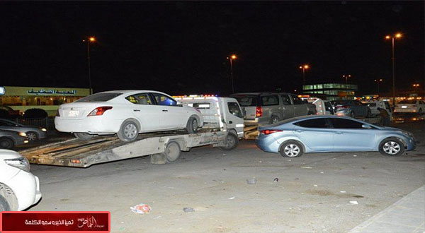حجز 72 مركبة مخالفة على طريق خريص