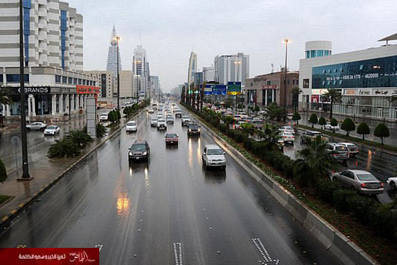 توقعات بحالة جوية مطيرة على المملكة ودول الخليج