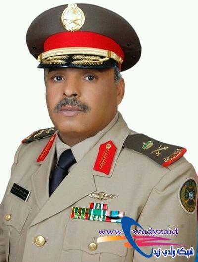 علي بن سالم الخشرمي الشهري الى رتبة لواء ركن