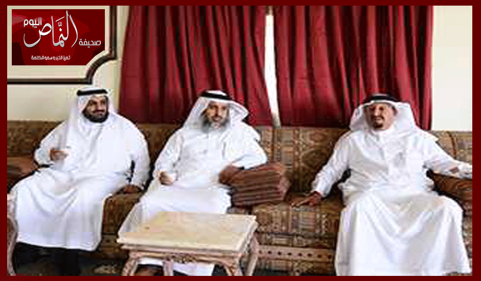 مدير التربية والتعليم آل قاسم في زيارة للشيخ تركي العسبلي