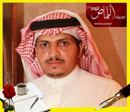 الشاعر خالد بن عبدالله العمري يستقبل ضيوفه بمنزله بمدينة الرياض