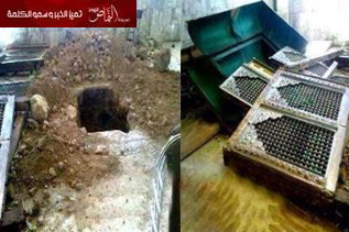 بالصور ..  شبيحة الأسد ينبشون قبر الصحابي “حُجْر بْن عَدِيٍّ”