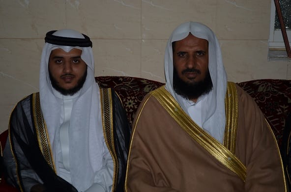 ظافر الشهري يحتفي بزواجه من كريمة الشيخ زهير العمري