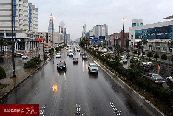 أمطار غزيرة على منطقة الرياض والشرقية .. غداً
