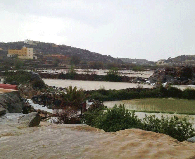 أمطار جديدة على محافظة النماص