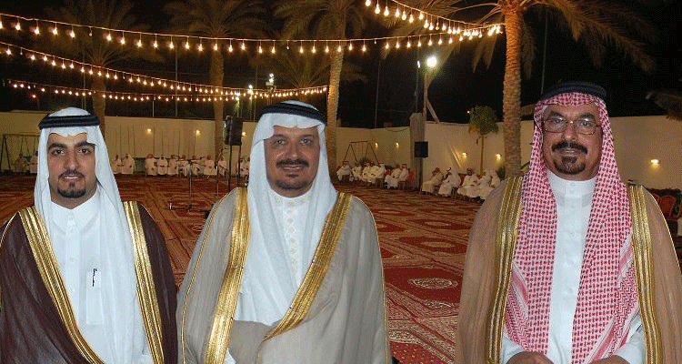 رافع الشهري متزوجاُ من كريمة العميد محمد الشهري