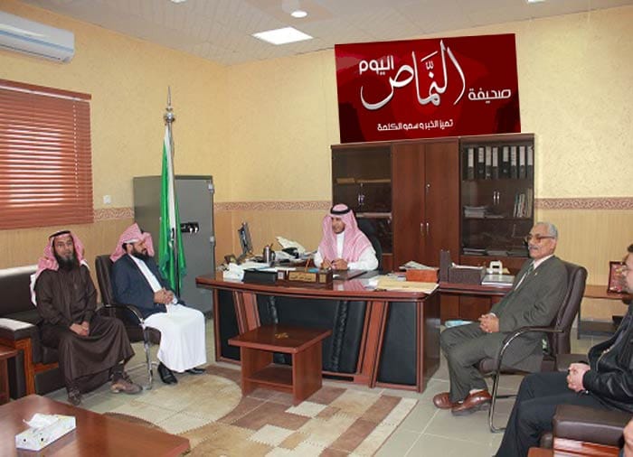 وفد مجمع تحفيظ القرآن الكريم ببني عمرو يزور كلية بلقرن