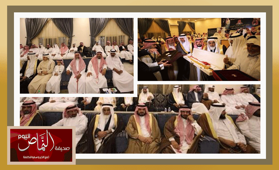 وفد قبيلة بلقرن يشارك في حفل تنصيب الشيخ سليم العمري