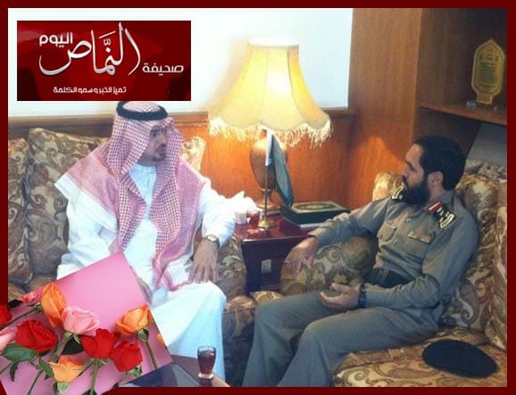 محافظ بيشه يستقبل العميد عبدالله الشهري