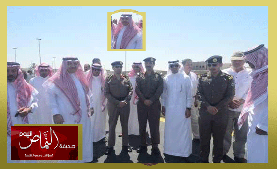 العمري .. يفتتح  المسارين العلويين لجسر السوق الدولي  بتبوك