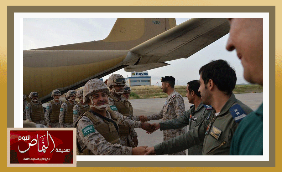 العقيد البحري علي الشهري .. يستقبل القوات السعودية في مدينة أزمير التركية