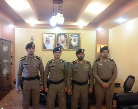 مدير شرطه النماص يقلد عدد من الضباط رتبهم الجديده