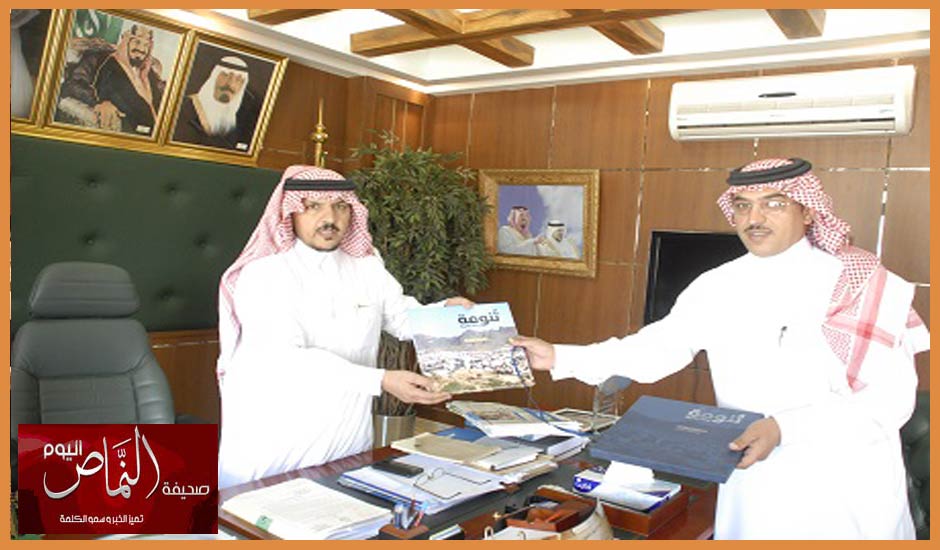 الحبيب .. يستقبل ممثل أهالي محافظة تنومة‎