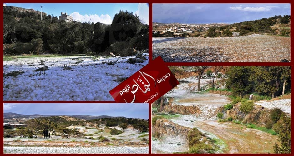 محافظة النماص ومراكزها وقراها .. تكتسي حلة بيضاء