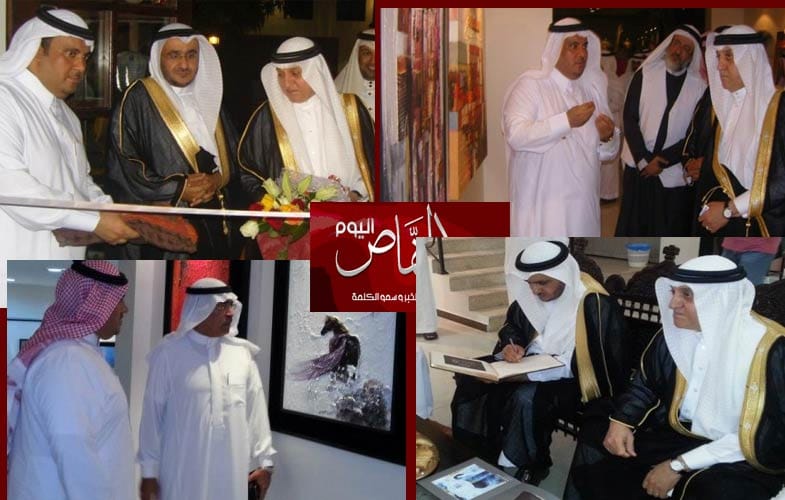 التشكيلي محمد الشهري يشارك في المعرض الفني بجدة
