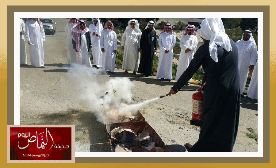 مستشفى النماص يدرب العاملين على التعامل مع الكوارث
