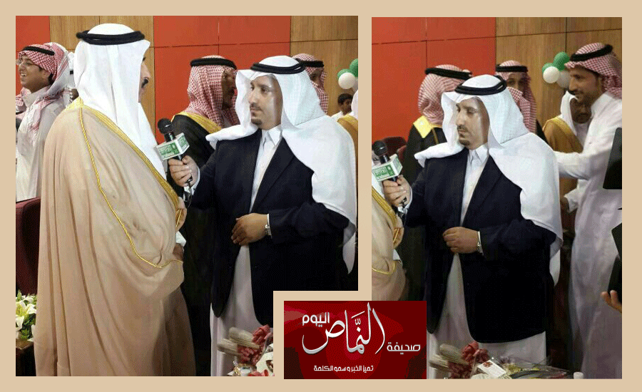الزميل الإعلامي حسن الشهري .. يمثل التلفزيون السعودي في احتفالات النماص باليوم الوطني
