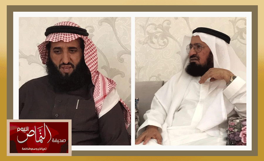 رجل الأعمال الشيخ “عبدالله بن حلبد” يشرف محمد الشهري بزيارته بمنزله الجديد