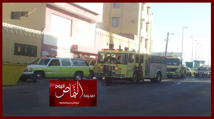 قرية بن حمسان التراثية تنجو من حريق كبير ( ولله الحمد )