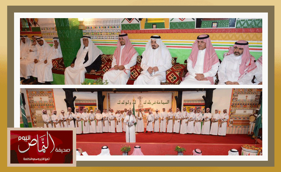 أمير عسير ونائبه .. في ضيافة أمارة المنطقة بقرية بن حمسان بخميس مشيط