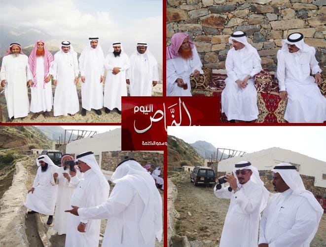 محافظ المجاردة يقوم بزيارة تفقدية لمركز ختبه