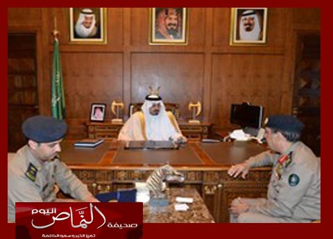 أمير عسير يستقبل اللواء محمد رافع الشهري