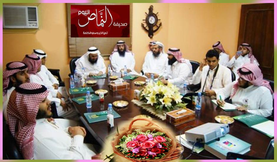 الشهري .. يستقبل أعضاء النادي التطوعي بجامعة الملك خالد