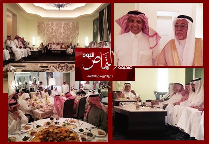رجل الأعمال علي بن سليمان يقيم مأدبة عشاء للشيخ علي بن دهمان