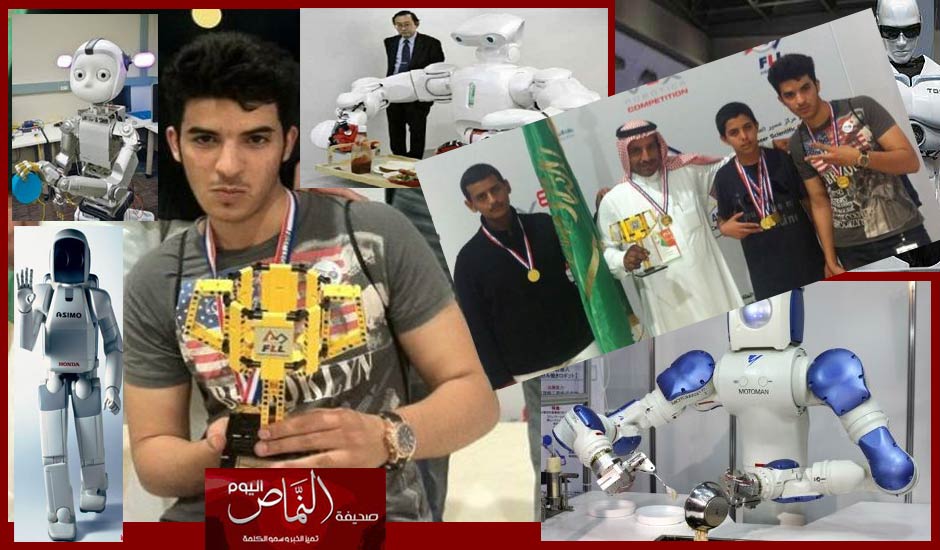 فريق روبورت النماص الأول ، ويحقق كأس الأولمبياد الوطني للروبوت