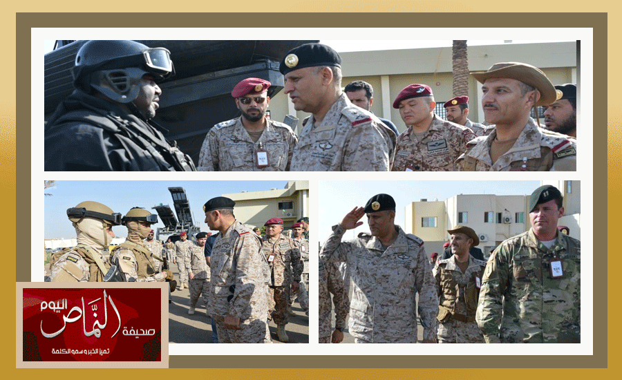 اللواء ظافر الشهري .. يستعرض القوات الدولية المشاركة في رماح الشمال