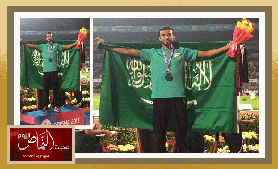 علي العمري يحقق برونزية سباق 3000 متر موانع بالهند