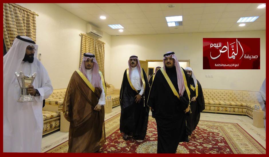 الأمير تركي بن طلال بن عبدالعزيز في ضيافة الهزاني بتنومة