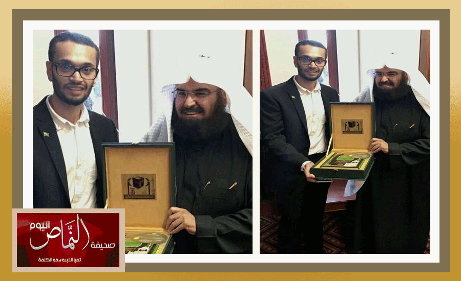 ناصر  الشهري .. يستقبل الشيخ عبدالرحمن السديس لدى وصوله أسكتلندا