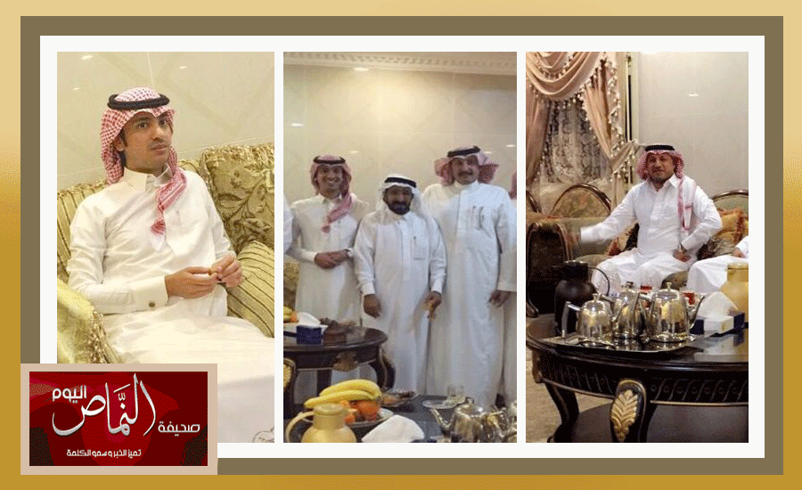 الشاعر عبدالواحد الزهراني  .. يقيم مأدبة غداء للشاعر عبدالله الشهري بجده