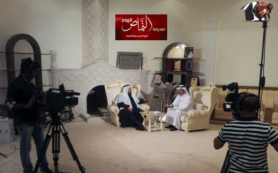 قناة < الصحراء > تجري لقاء مع الشيخ حسن بن زهير الوافي