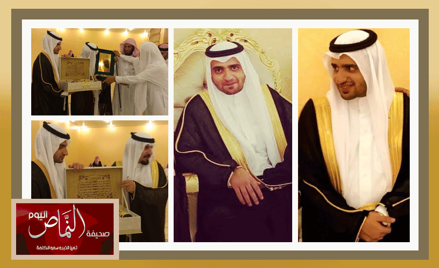 الشيخ طارق العمري يحتفل بزواج ابنه الملازم طيار زياد العمري  على كريمة الشيخ محي الشهري