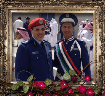 عامر آل فرحان متخرجاً من كلية الملك فيصل الجوية
