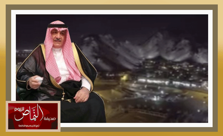 محمد العمري .. يضع بصماته الجميلة، ويفاجئ زوار المدينة بإضاءة جبل أحد ليلاً